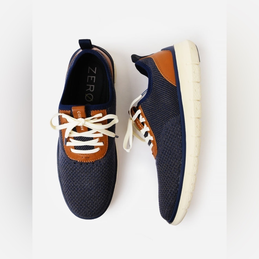 Men's Generation ZERØGRAND Sneakers in NAVY BLUE STITCHLITE Size 11.5. New! - Picture 15 of 16